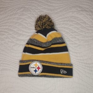 2014 Pittsburgh Steelers Alternate Beanie Cap Hat Rare Custom by New Era